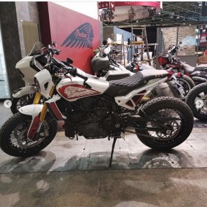 White and Red FTR1200S